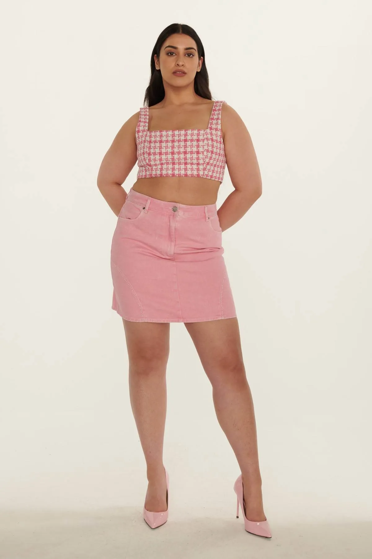 DENIM MINI SKIRT sold by Ahiri