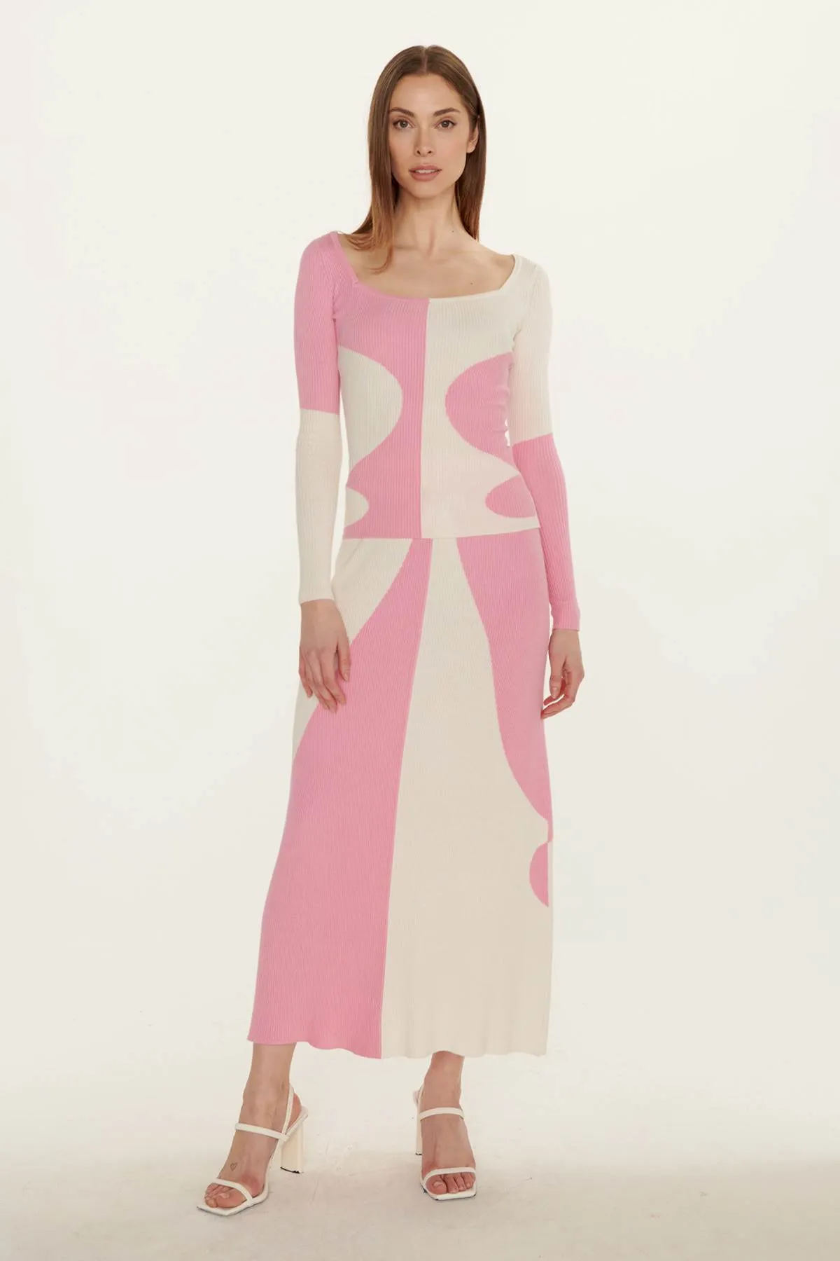 Square Neck Knit Top sold by Ahiri