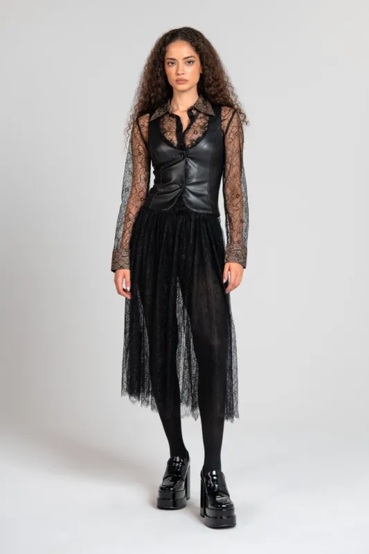 Tanya Lace Skirt sold by Ahiri