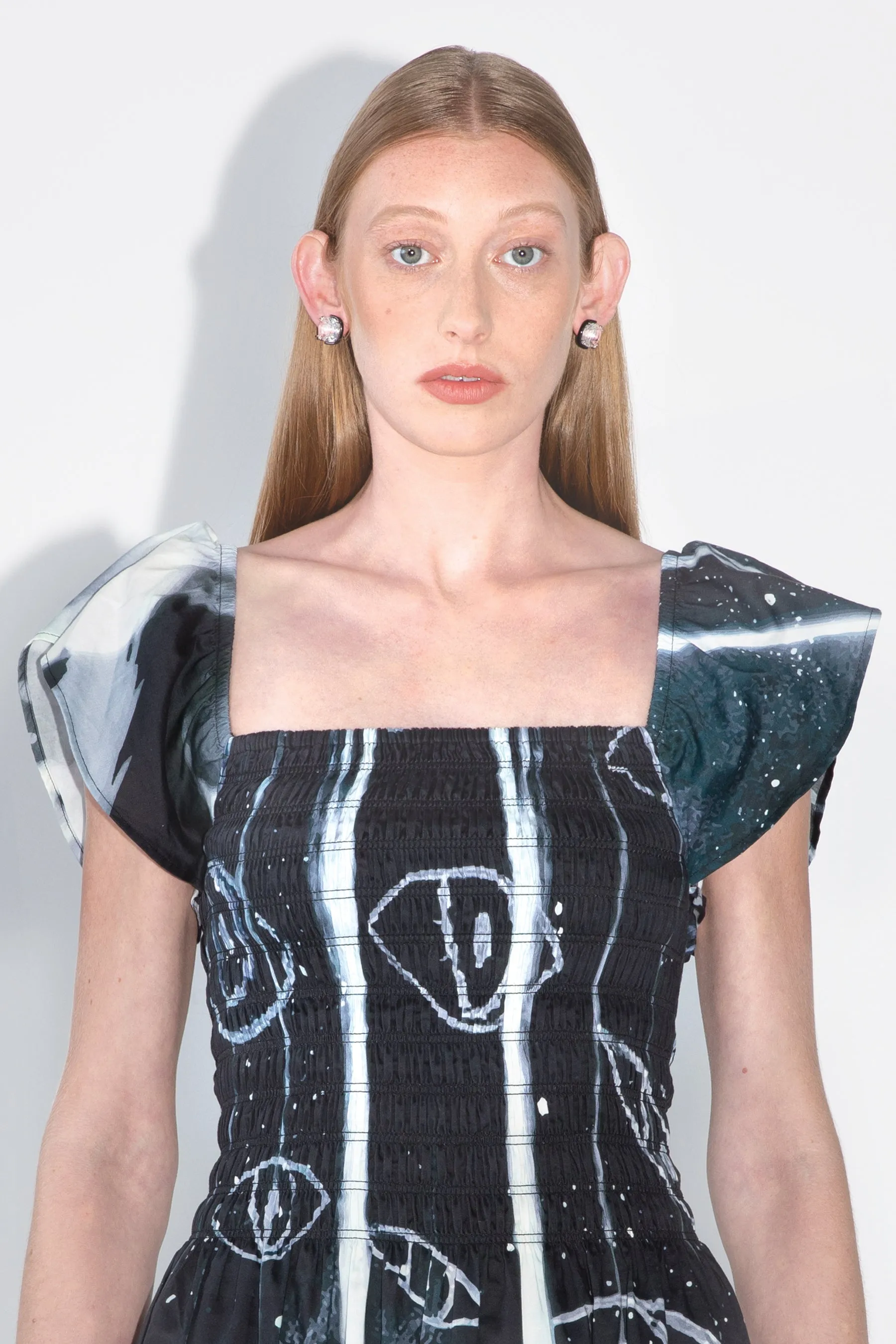 Smocked Midi Dress sold by Ahiri product image thumbnail 4