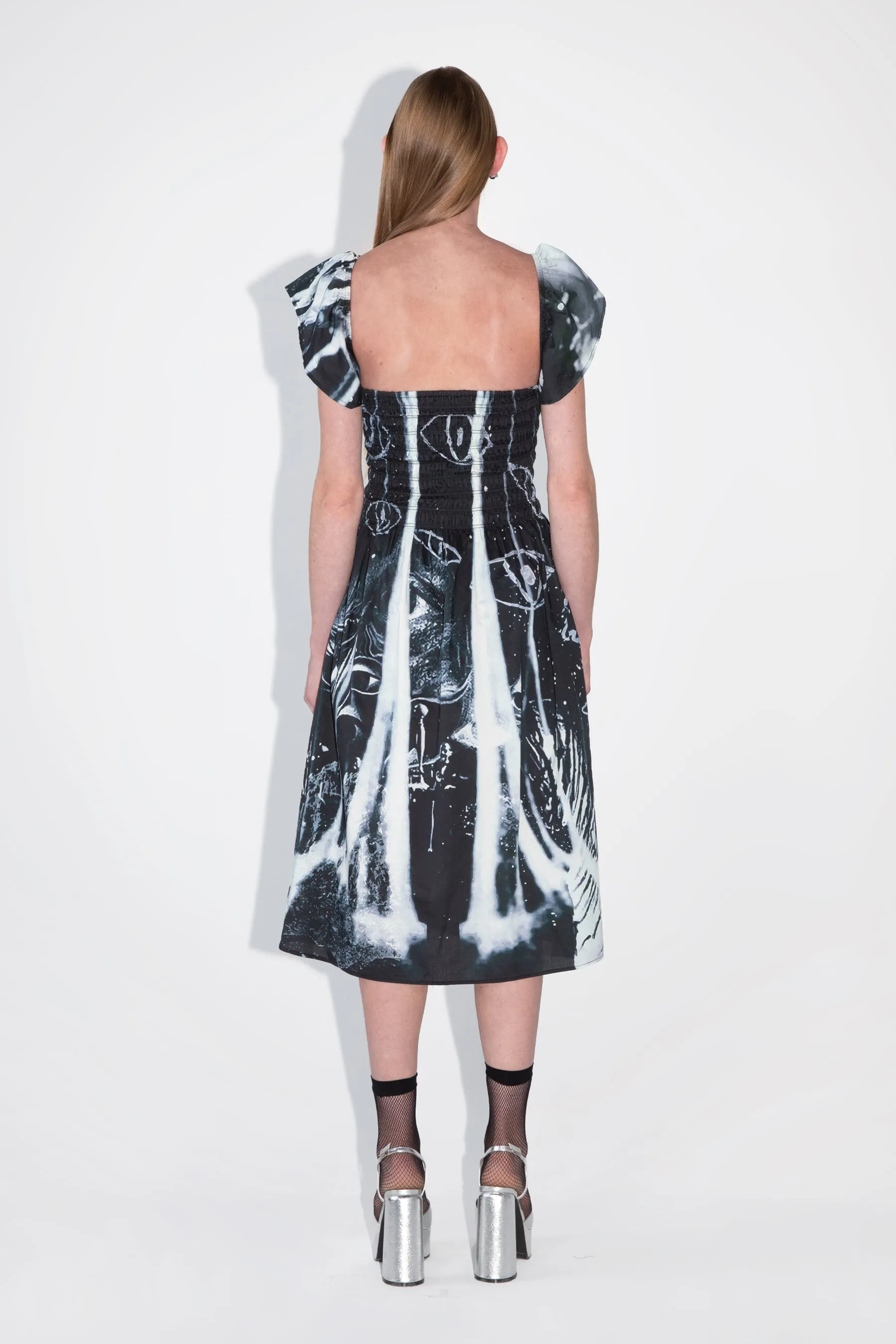 Smocked Midi Dress sold by Ahiri product image thumbnail 3