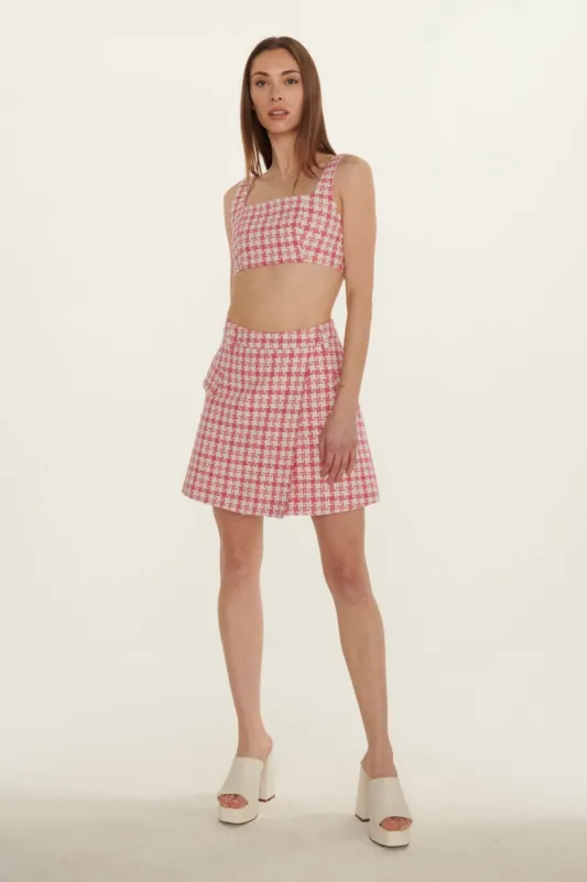 Wrap Skirt with Faux Pockets sold by Ahiri