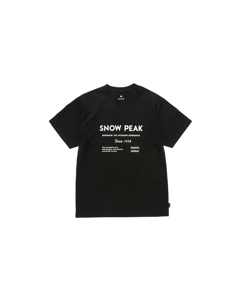 SP Typography T-Shirt sold by Snow Peak product image thumbnail 2