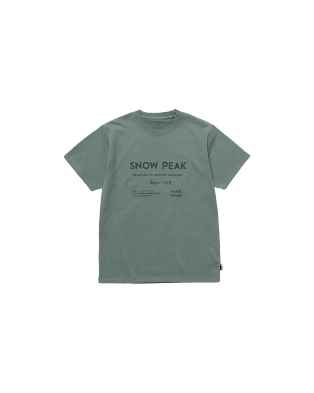 SP Typography T-Shirt sold by Snow Peak