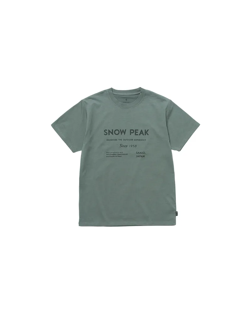 SP Typography T-Shirt sold by Snow Peak