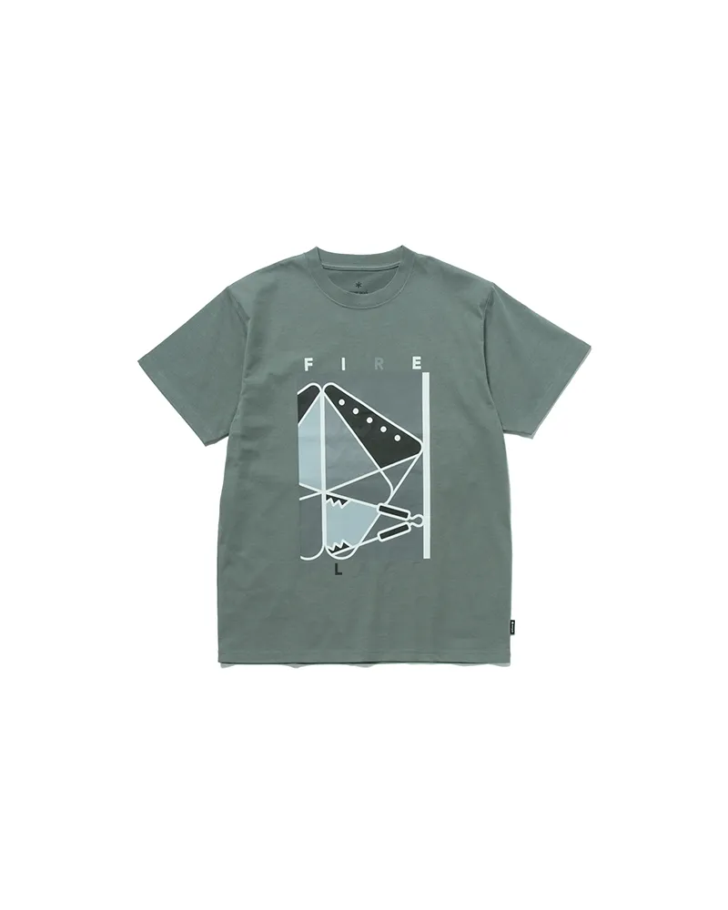 Fireplace T-Shirt sold by Snow Peak