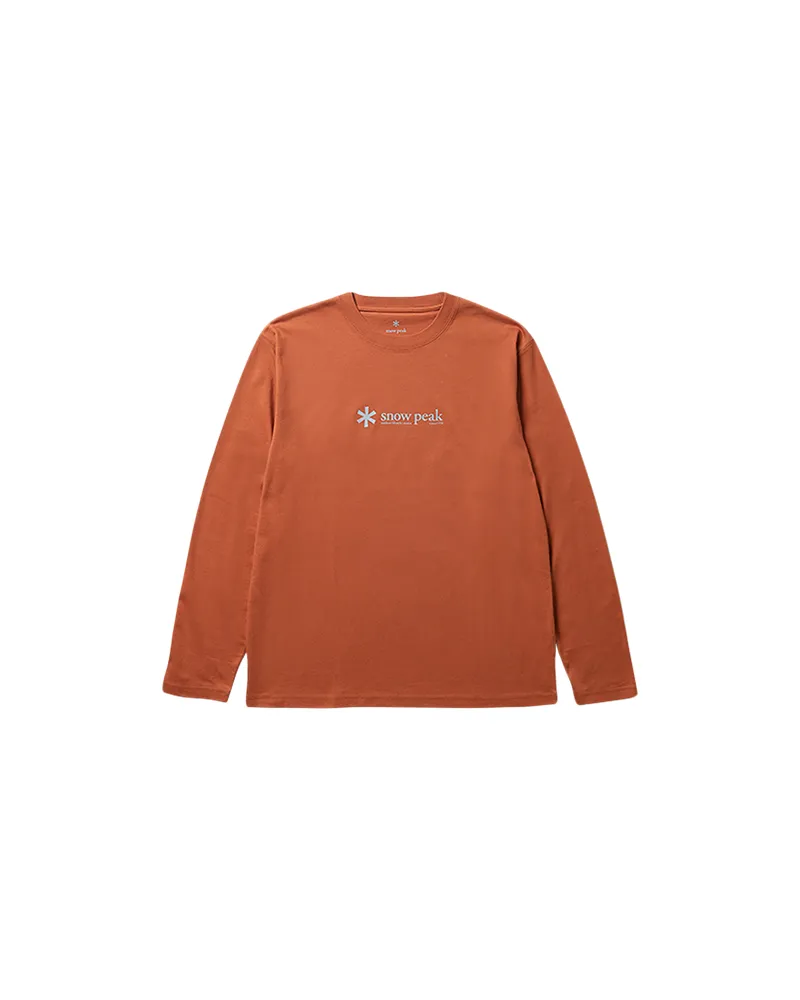 Soft Cotton Logo Long Sleeve T-Shirt sold by Snow Peak