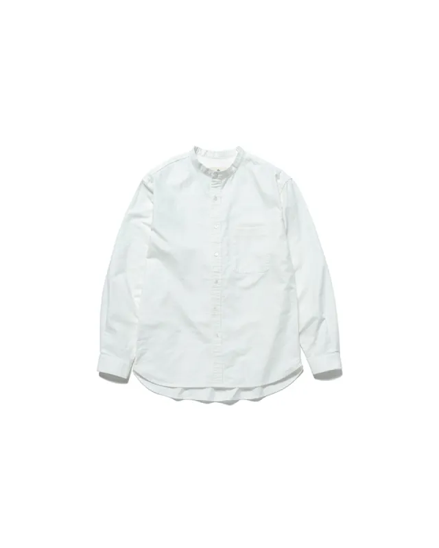 Organic Cotton OX Stand Collar Shirt made by Snow Peak