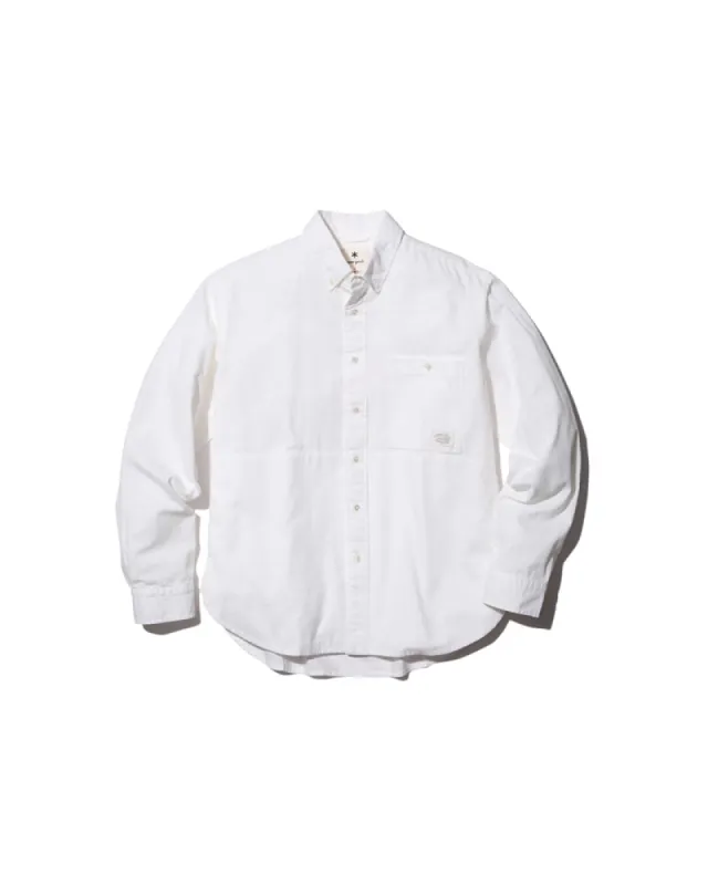 Organic Cotton Poplin Button-Down Shirt sold by Snow Peak