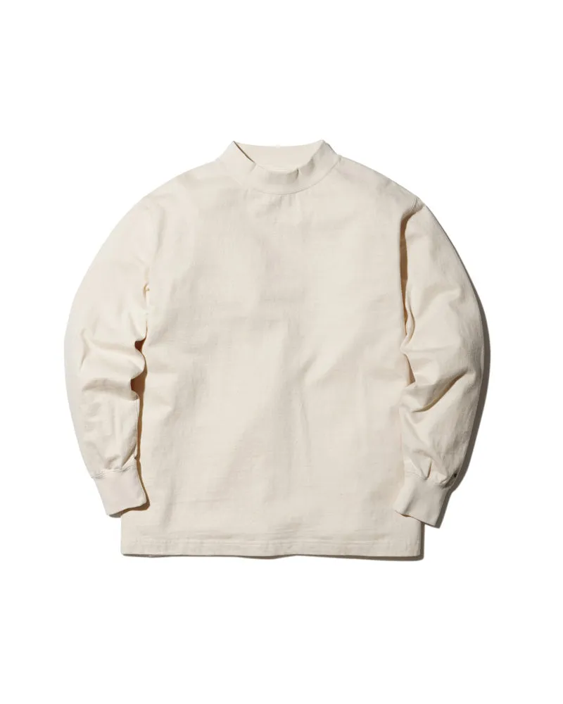Recycled Cotton Mockneck Long Sleeve T-Shirt sold by Snow Peak