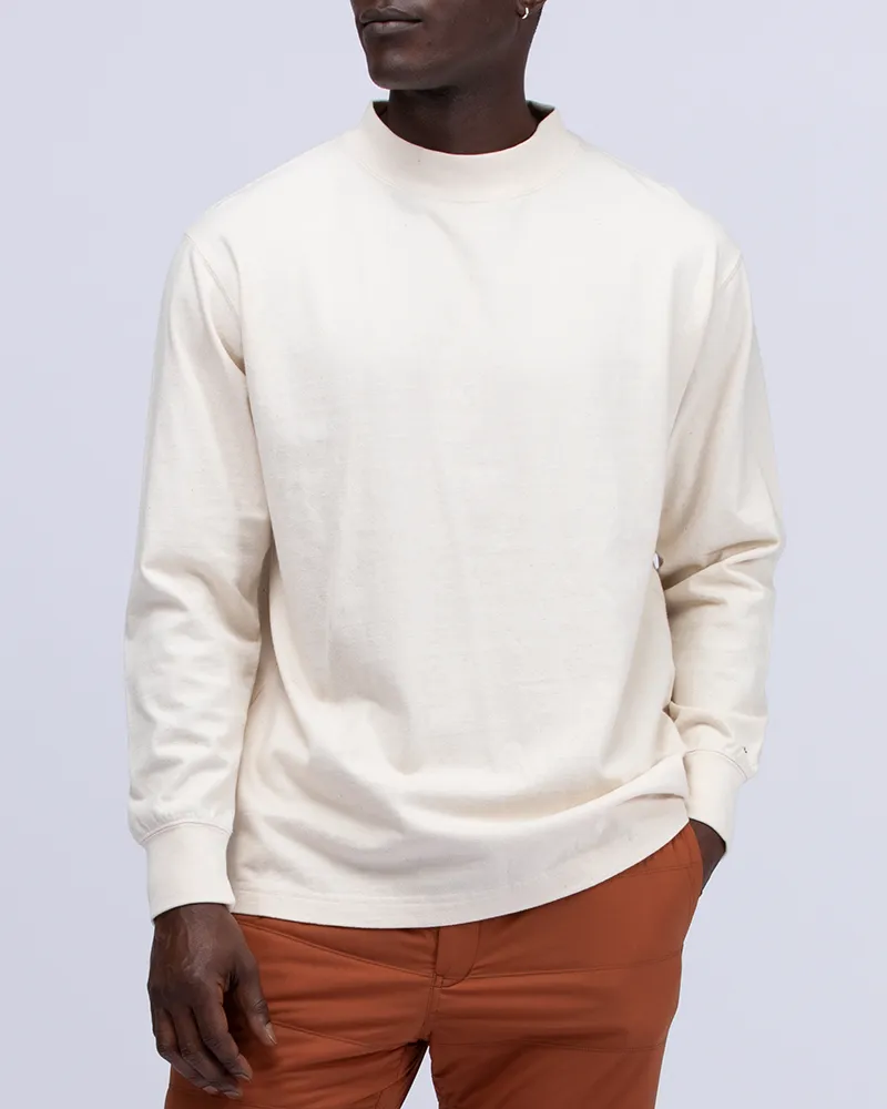 Recycled Cotton Mockneck Long Sleeve T-Shirt sold by Snow Peak product image thumbnail 5