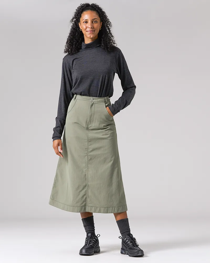 Merino Wool Turtleneck Long Sleeve T-Shirt sold by Snow Peak product image thumbnail 3