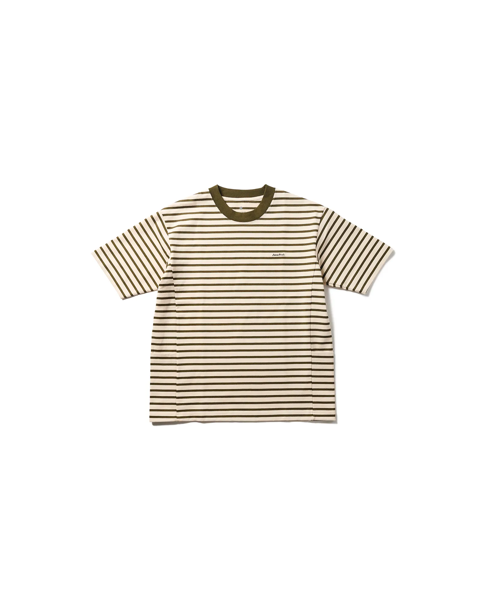 Heavy Cotton Border T-Shirt sold by Snow Peak