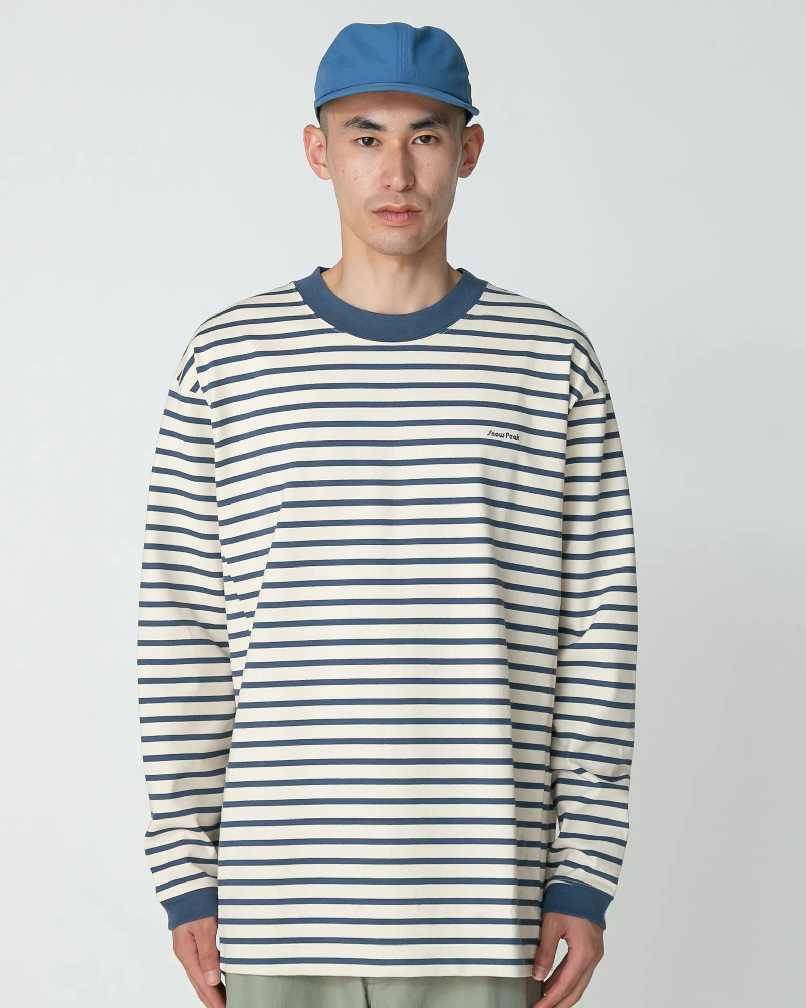Heavy Cotton Border Long Sleeve T-Shirt sold by Snow Peak product image thumbnail 3