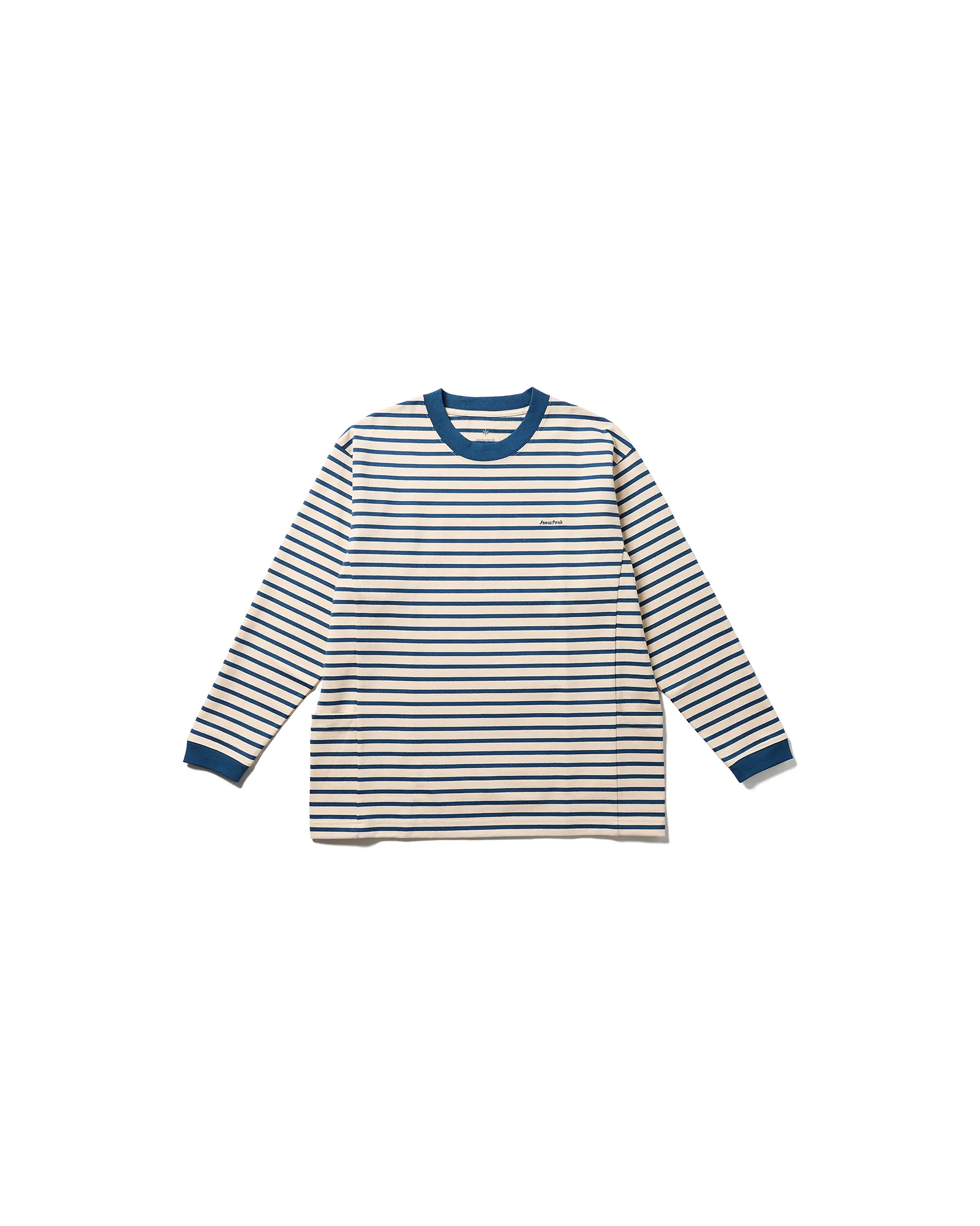 Heavy Cotton Border Long Sleeve T-Shirt sold by Snow Peak