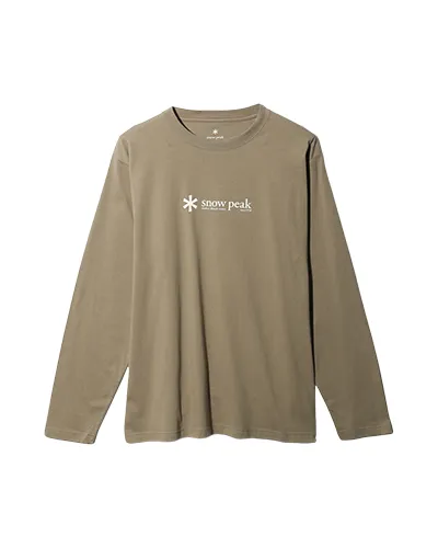 Soft Cotton Logo Long Sleeve T-Shirt sold by Snow Peak product image thumbnail 2