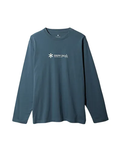 Soft Cotton Logo Long Sleeve T-Shirt sold by Snow Peak