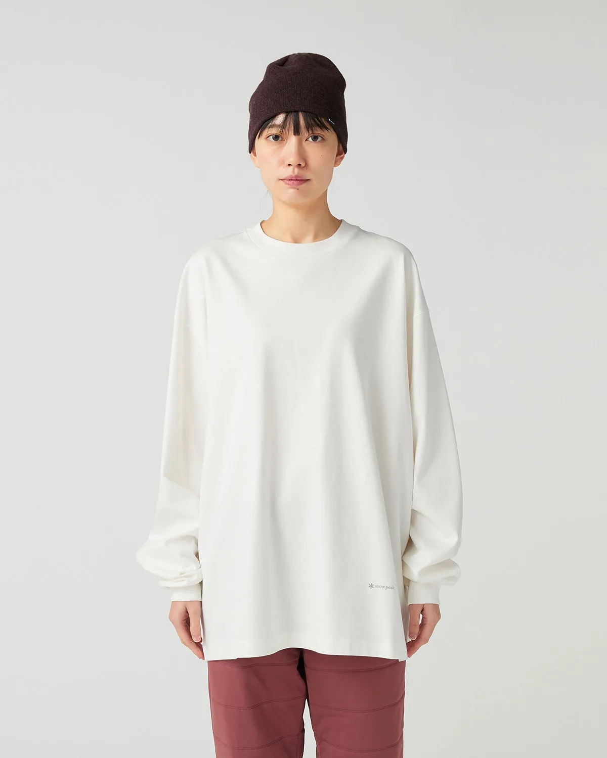 Organic Cotton Mercerized L/S T-Shirt sold by Snow Peak product image thumbnail 3