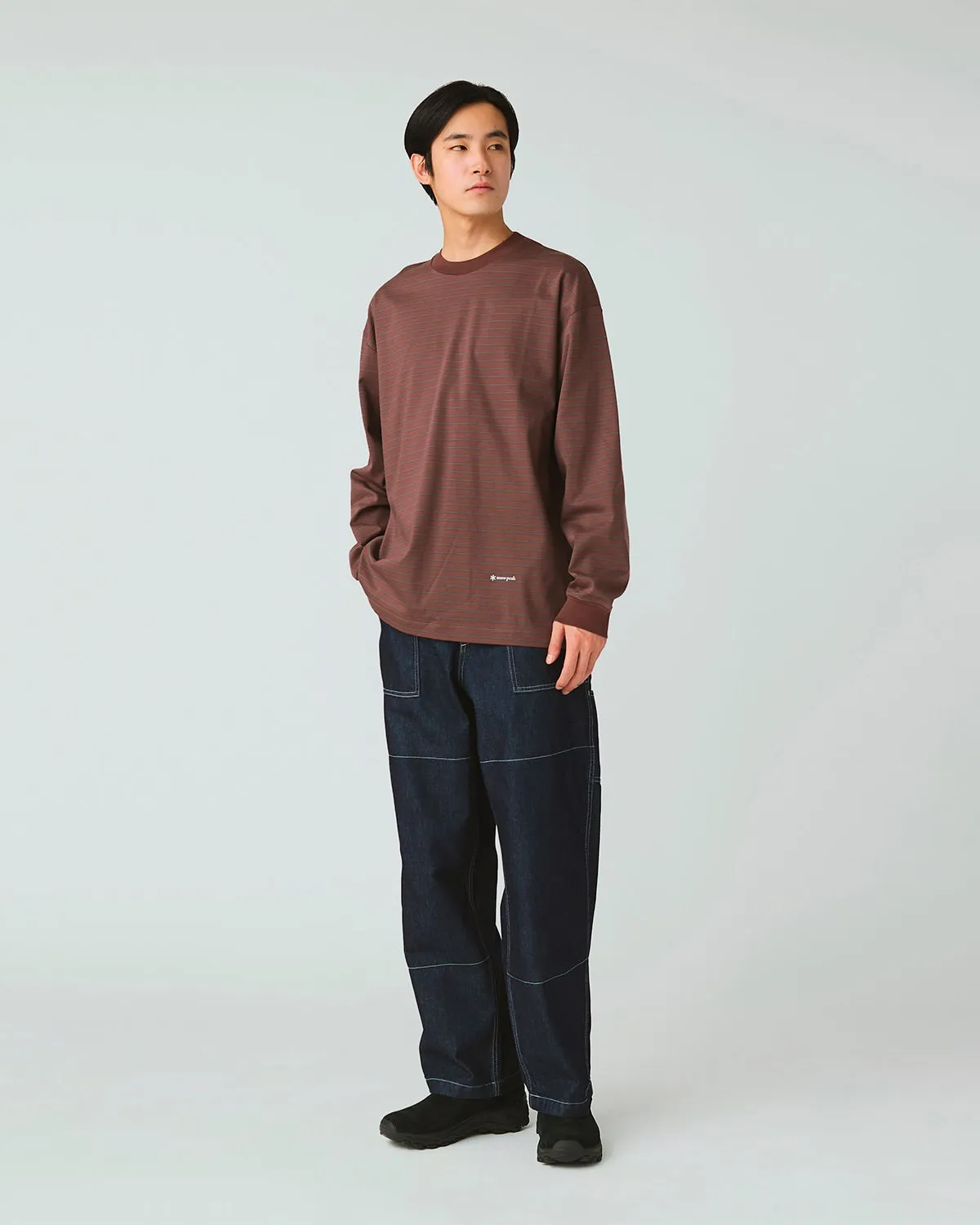 Organic Cotton Mercerized Border L/S T-Shirt sold by Snow Peak product image thumbnail 2