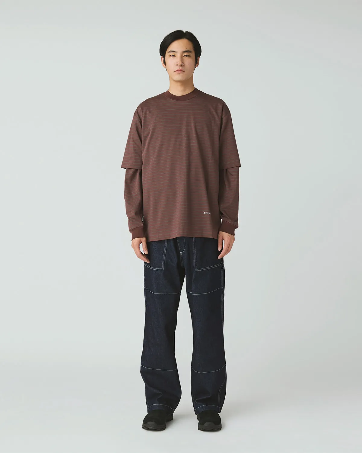 Organic Cotton Mercerized Border T-Shirt sold by Snow Peak product image thumbnail 2