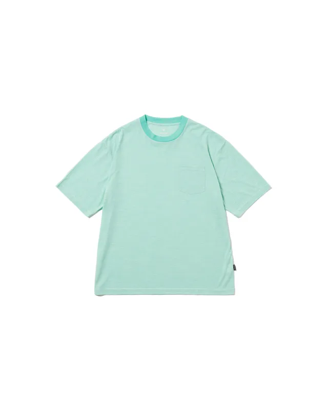 Summer Wool Stripe T-Shirt made by Snow Peak