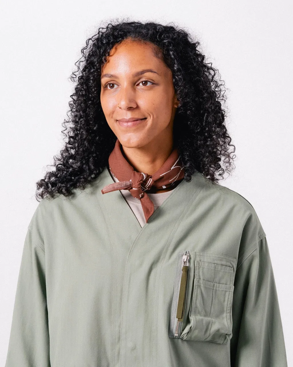 TAKIBI Herringbone Collarless Jacket sold by Snow Peak product image thumbnail 5