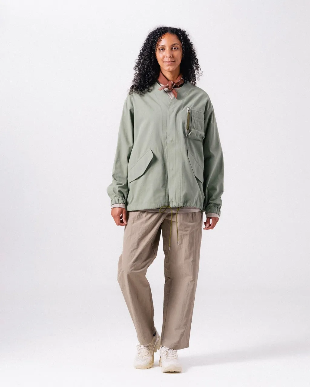 TAKIBI Herringbone Collarless Jacket sold by Snow Peak product image thumbnail 2