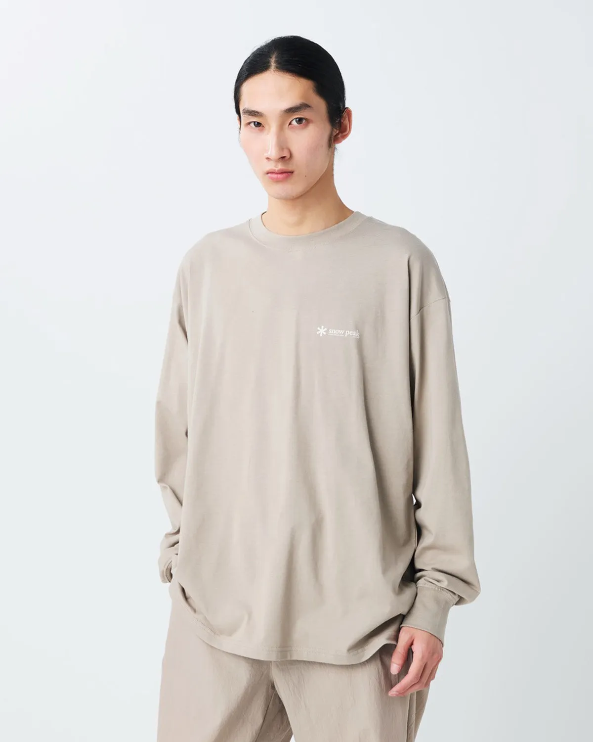 Soft Cotton Relaxed Logo L/S T-Shirt sold by Snow Peak product image thumbnail 3