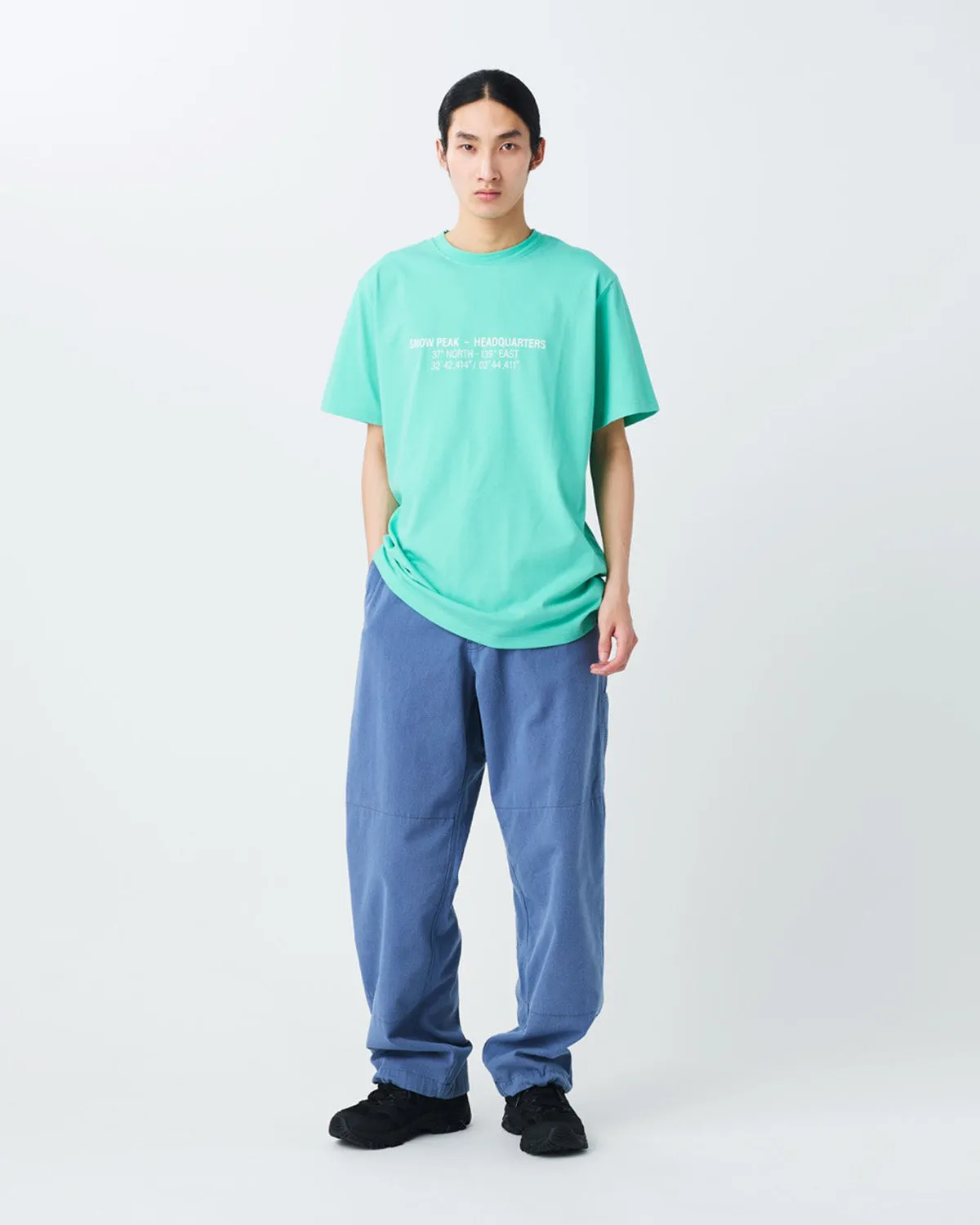 HQ Topographic Map T-Shirt sold by Snow Peak product image thumbnail 3