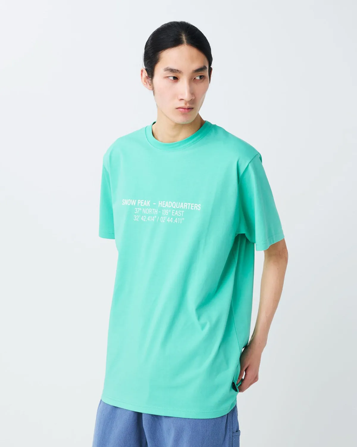 HQ Topographic Map T-Shirt sold by Snow Peak product image thumbnail 4