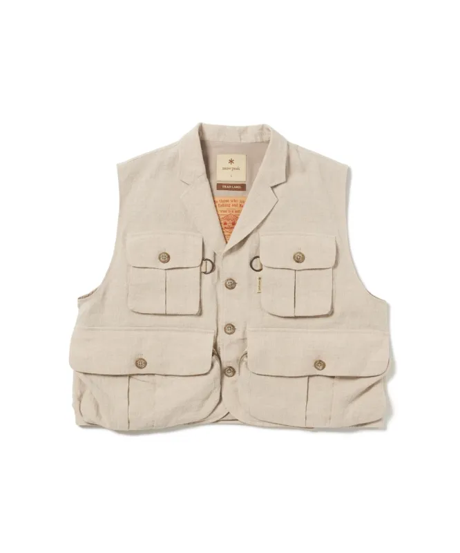 Tailored Fishing Vest made by Snow Peak