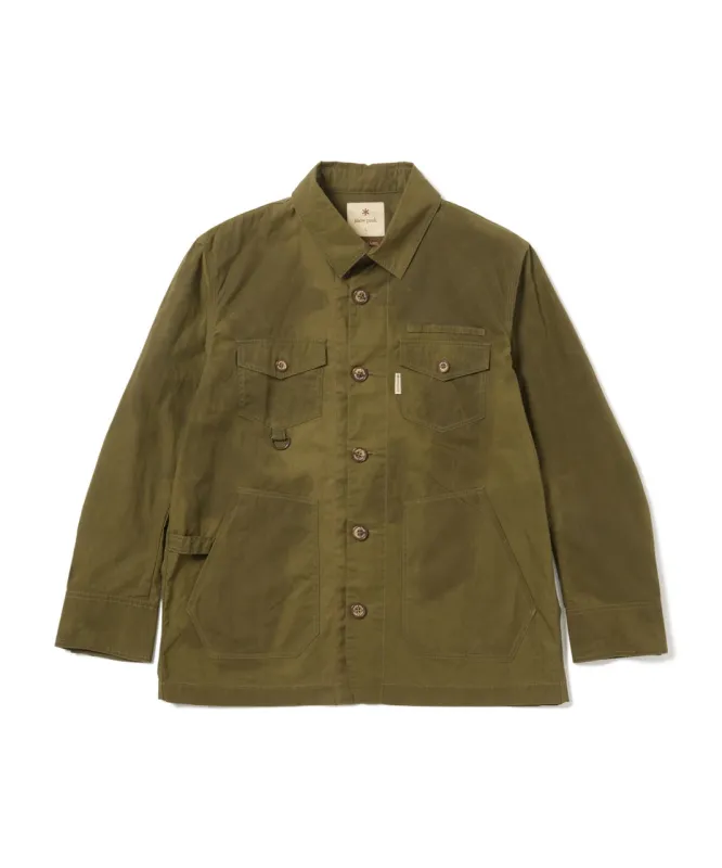Waxed Cotton Coverall Jacket made by Snow Peak