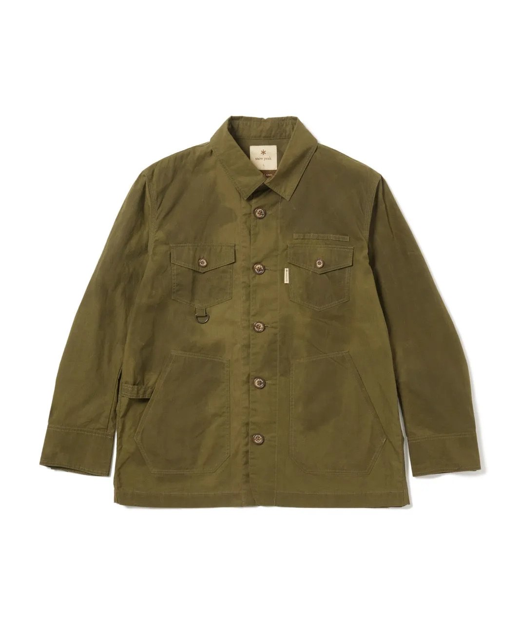 Waxed Cotton Coverall Jacket sold by Snow Peak