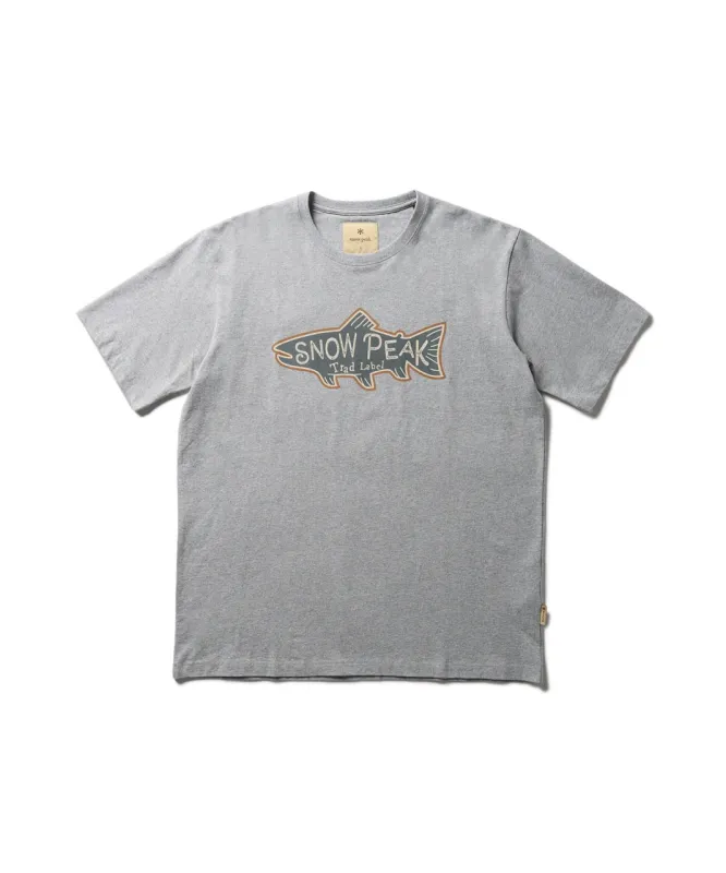 Trad Label Trout Light T-Shirt made by Snow Peak