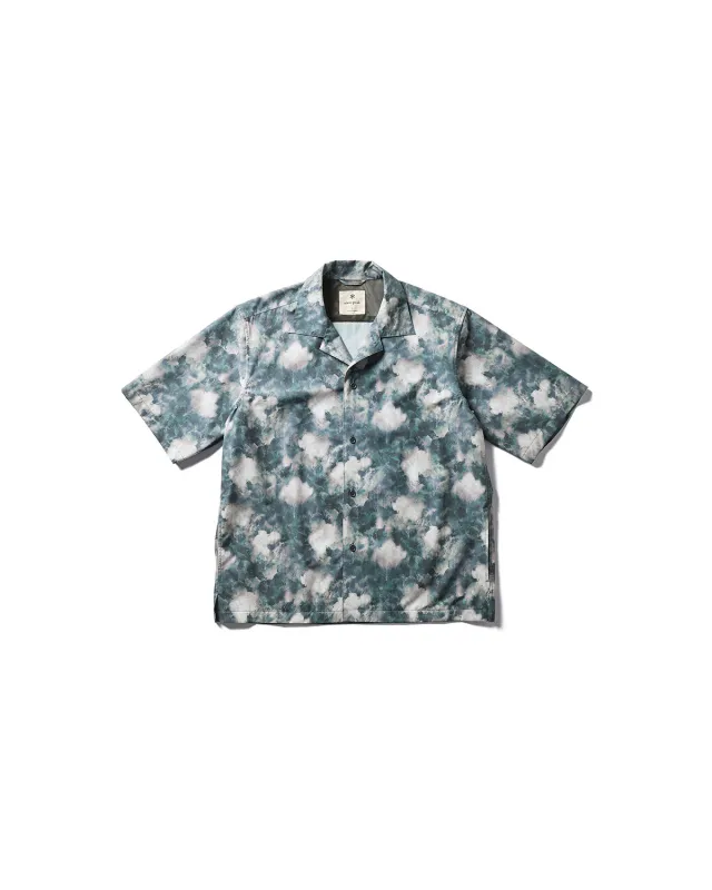 Patterned Shirt Mori made by Snow Peak