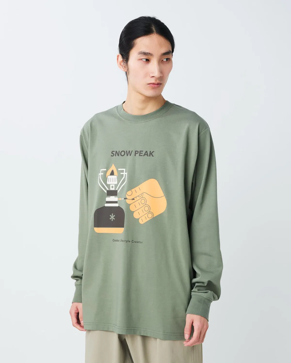 Enjoy Camping L/S T-Shirt sold by Snow Peak product image thumbnail 3