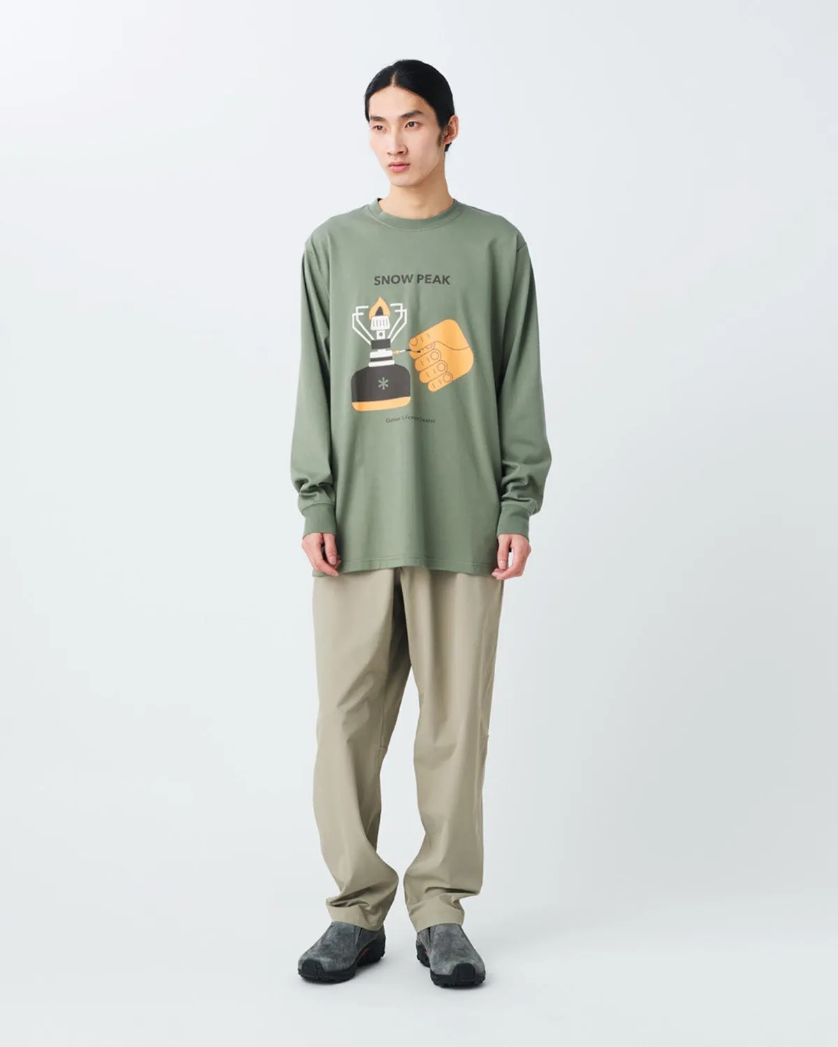 Enjoy Camping L/S T-Shirt sold by Snow Peak product image thumbnail 2