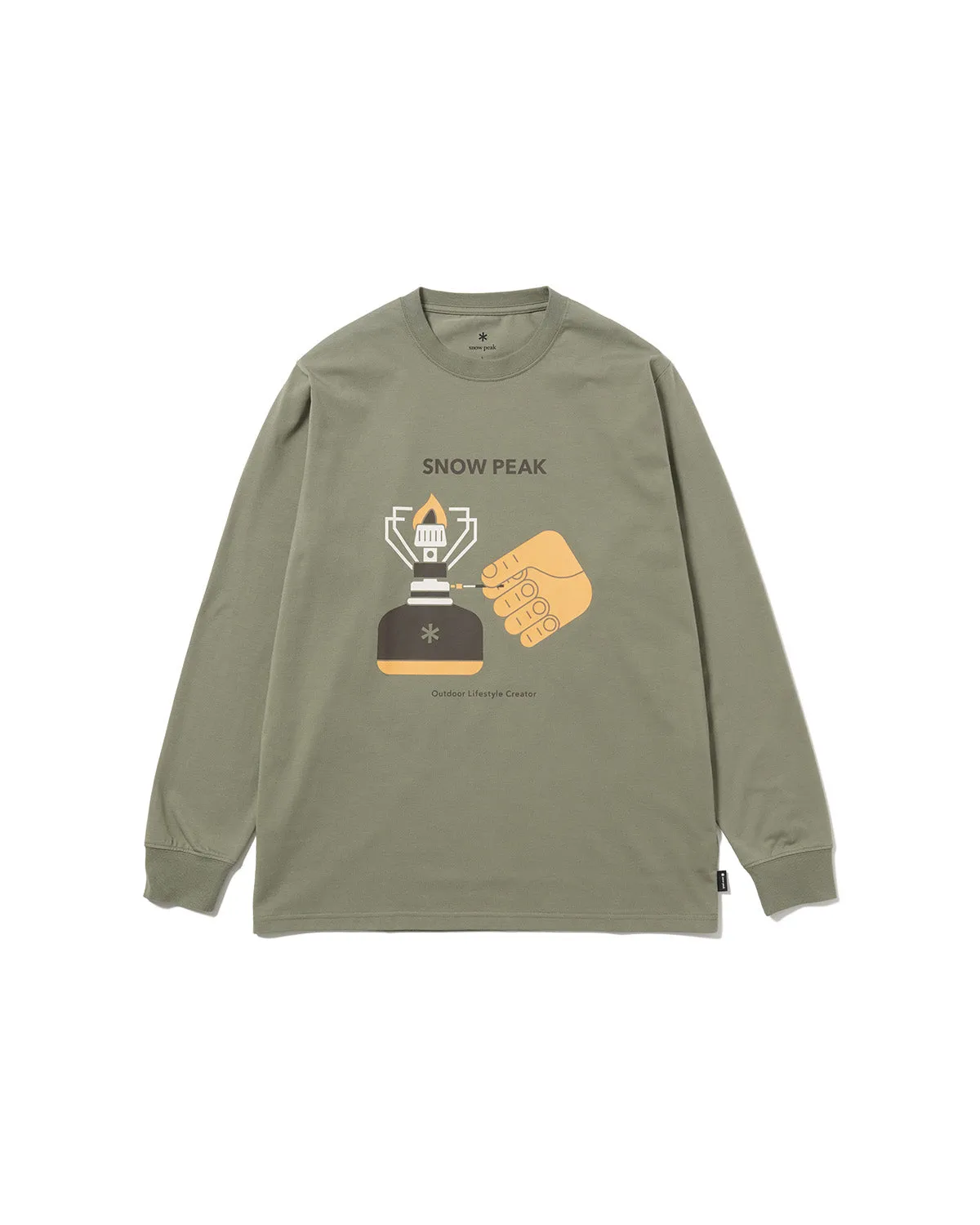 Enjoy Camping L/S T-Shirt sold by Snow Peak