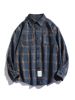 Men's Checkered Long Sleeve Button Shirt sold by Emmiol