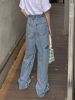 Gestreifte Baggy-Jeans mit Cut-Outs sold by Emmiol