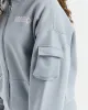 Luna Full Zip Hoodie - Grey/Pink sold by Hoodrich