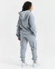 Luna Full Zip Hoodie - Grey/Pink sold by Hoodrich