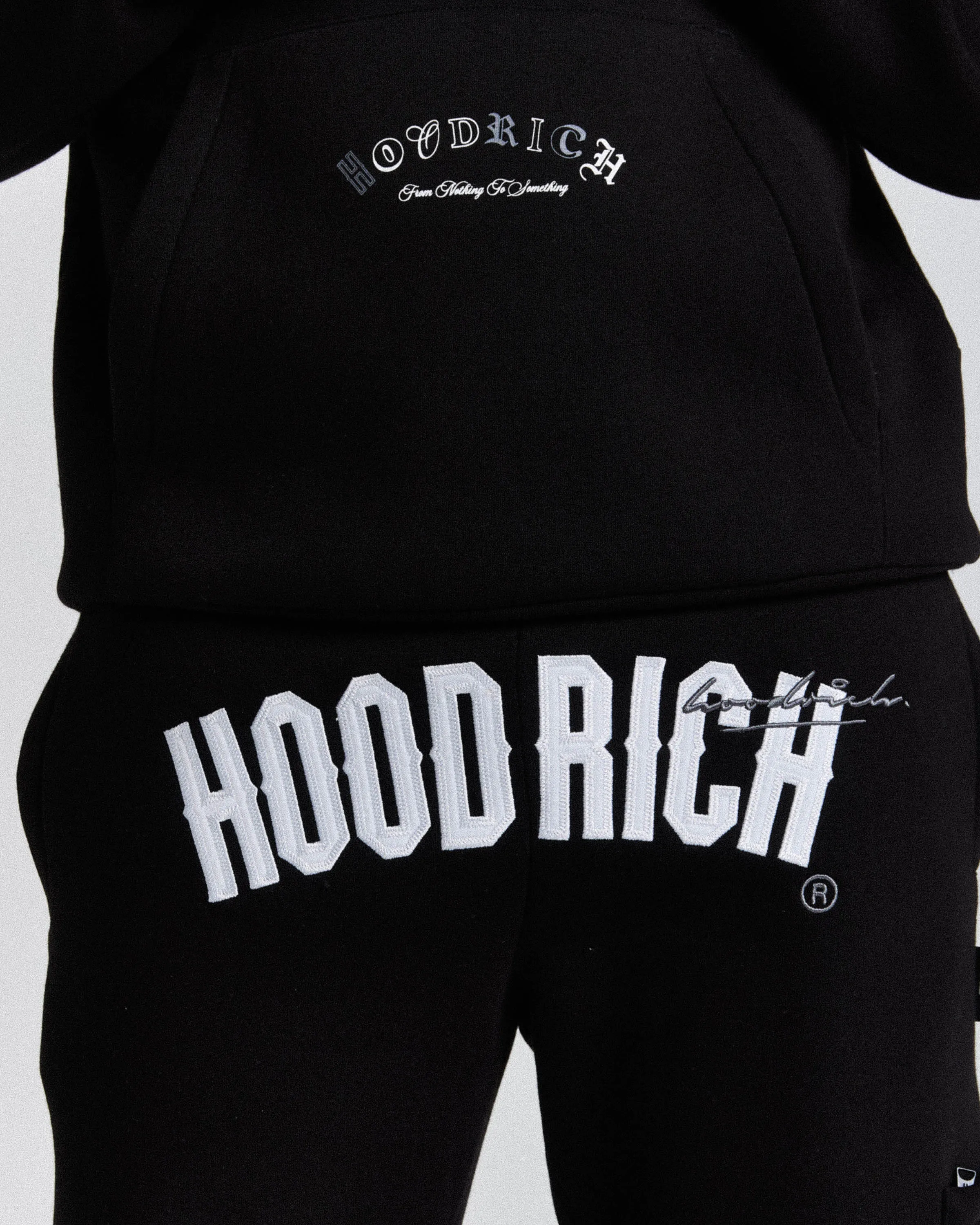 Stature Joggers - Black/White/Grey sold by Hoodrich product image thumbnail 3