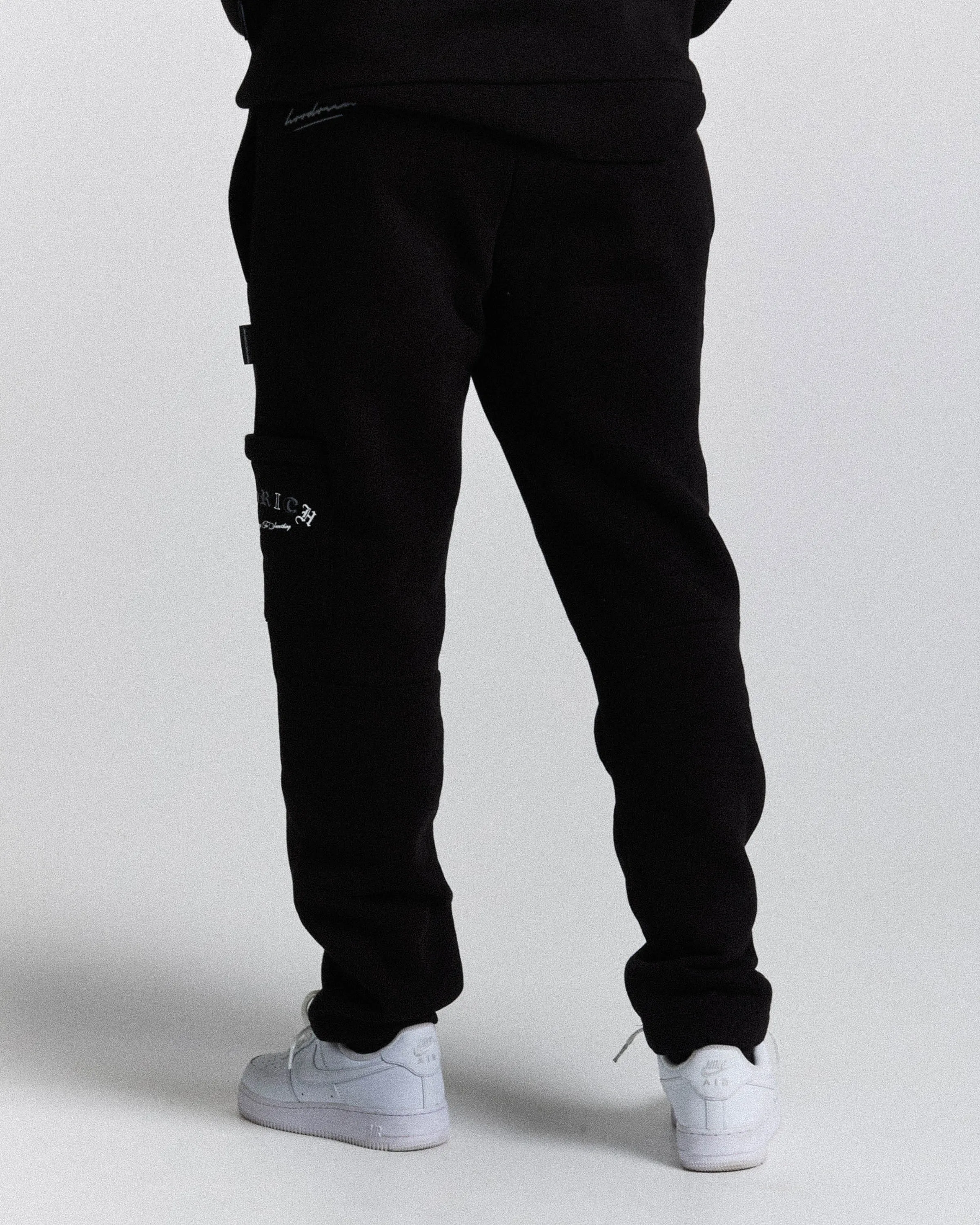 Stature Joggers - Black/White/Grey sold by Hoodrich product image thumbnail 2