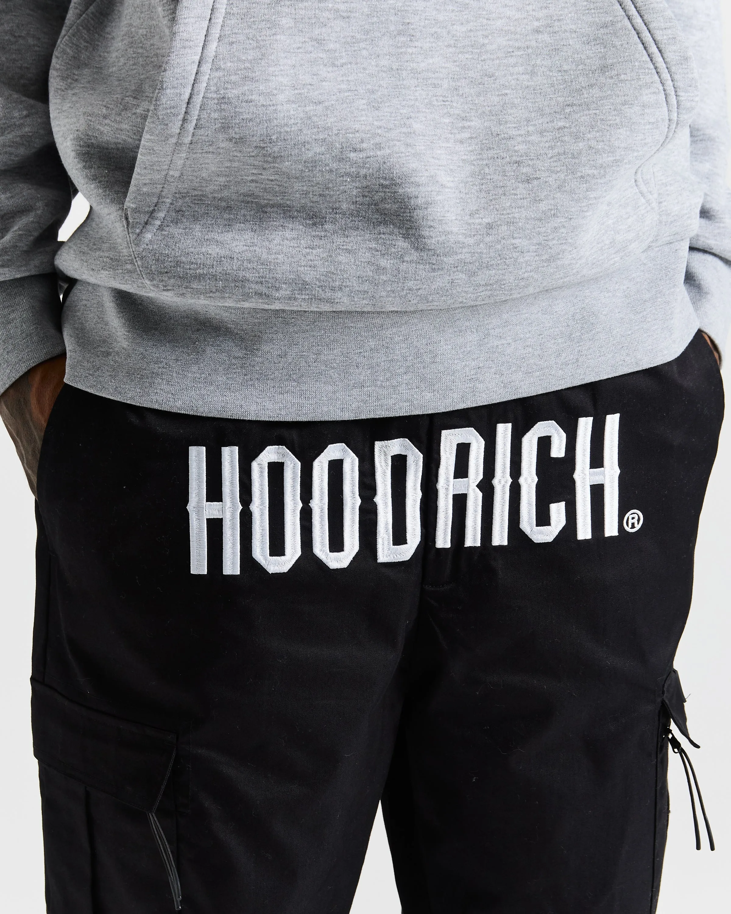 Trek Cargo Pants - Black/White sold by Hoodrich product image thumbnail 5