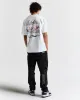 Graffiti Spray T-Shirt - White/Orange sold by Hoodrich