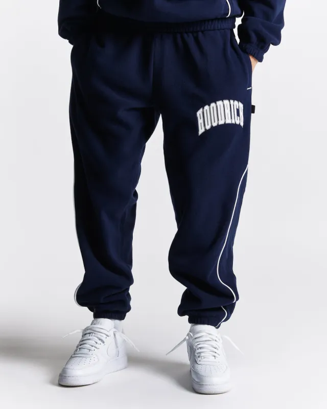 Split Oversized Jogger - Navy/White/Grey sold by Hoodrich