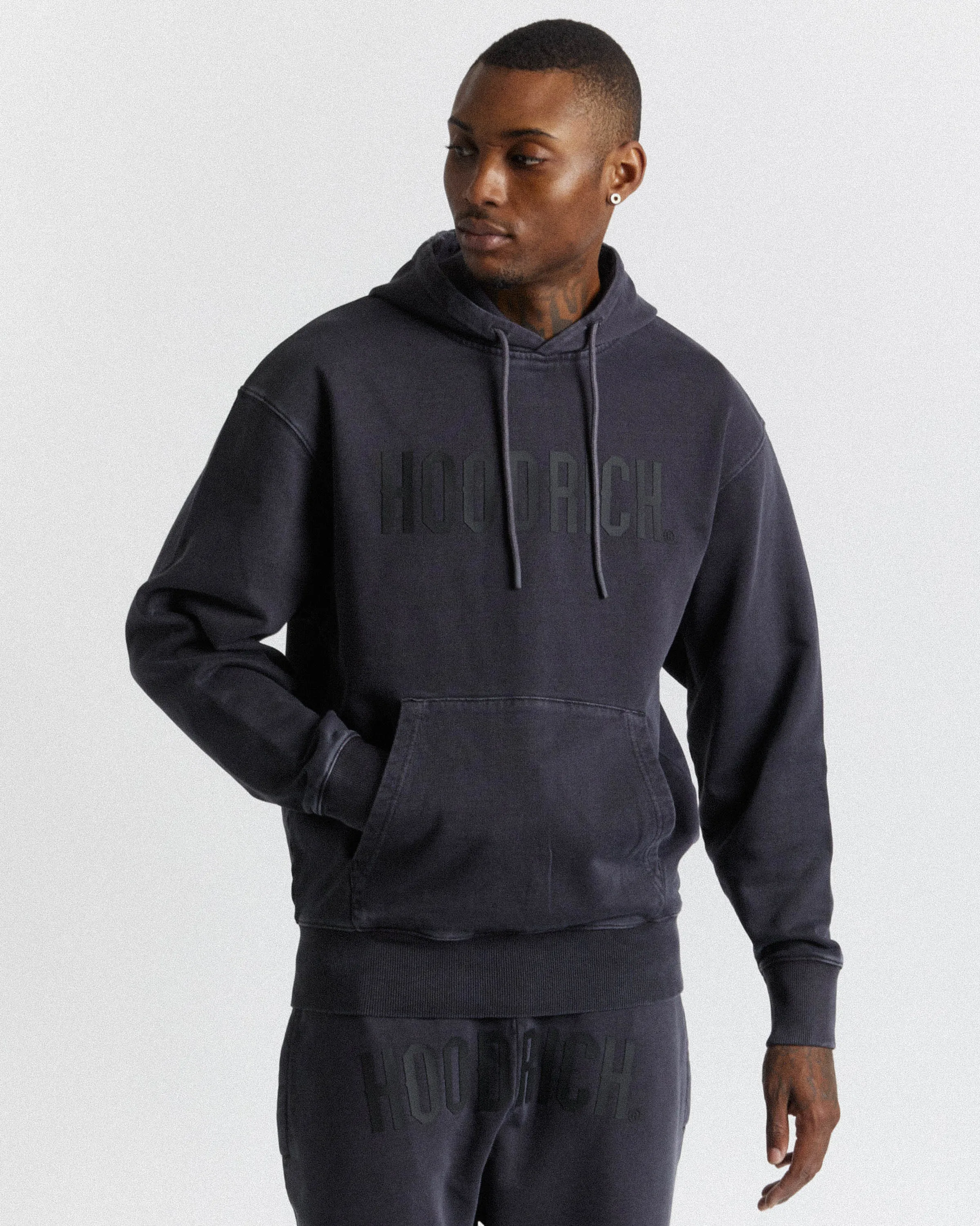 Premium Essentials Hoodie - Black sold by Hoodrich product image thumbnail 4