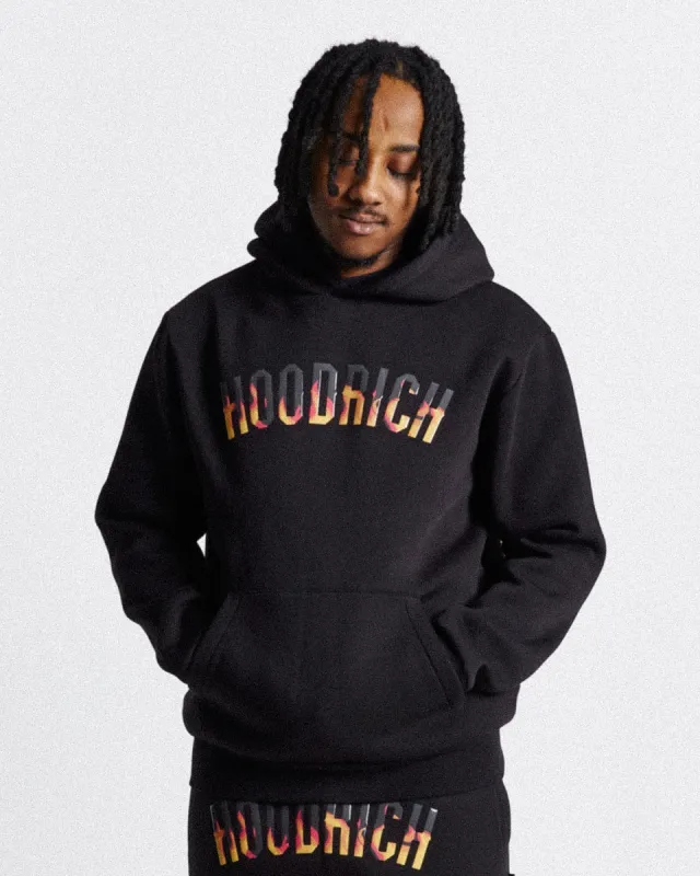 Blaze Hoodie - Black/Grey/Orange sold by Hoodrich