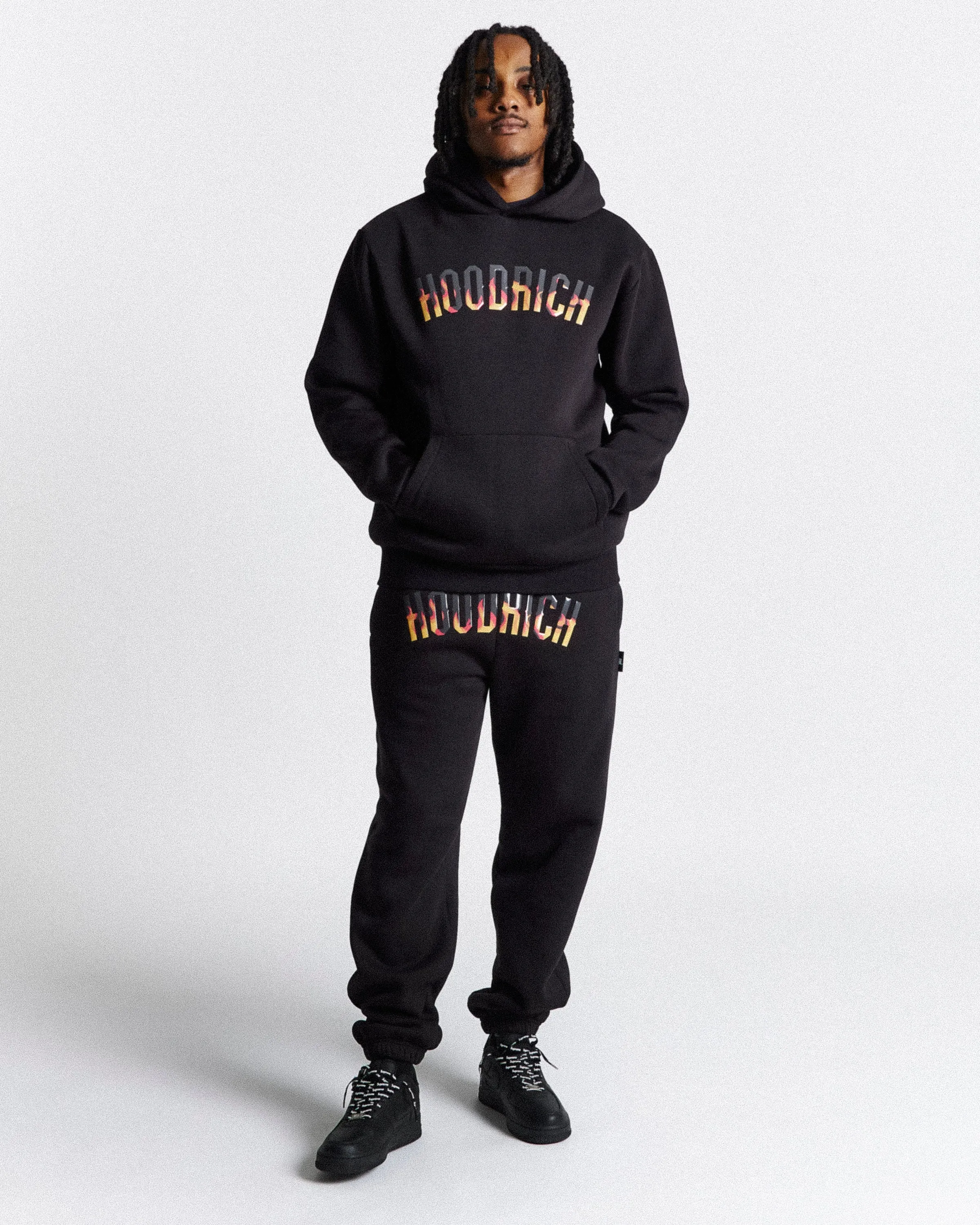Blaze Hoodie - Black/Grey/Orange sold by Hoodrich product image thumbnail 3
